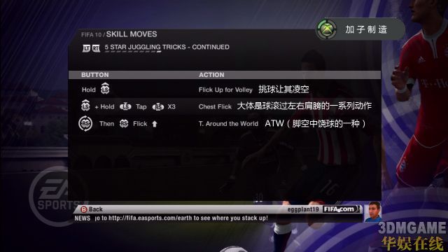 《FIFA 11》操作键位详尽图解指南