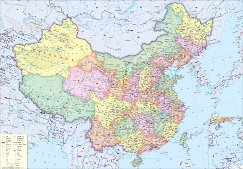 最新高清可放大版全国地图_中国各省市区详细大图