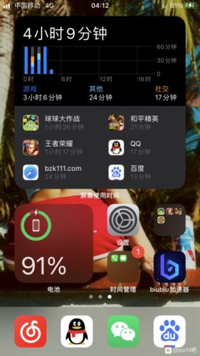 iOS14桌面布局图片大全