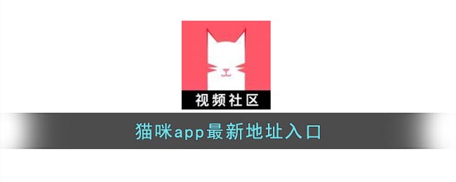 猫咪app最新地址入口