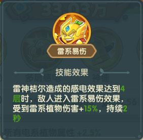 《保卫向日葵》雷神桔尔植物图鉴