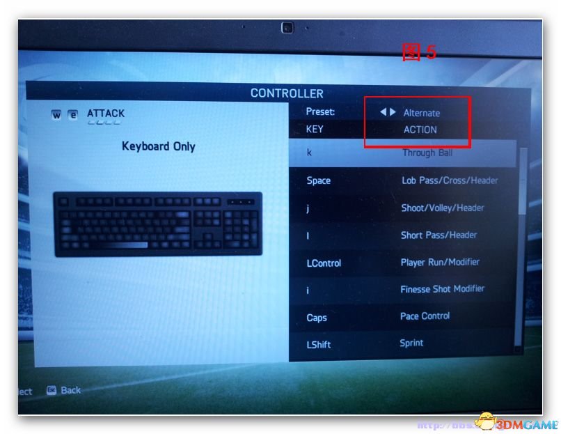 FIFA 14 键盘按键设置图文教程