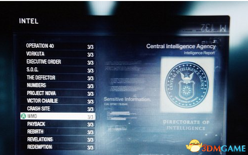 《使命召唤7：黑色行动》全INTEL收集图文攻略
