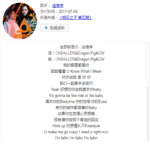 抖音热门歌曲《全部都是你》完整歌词介绍